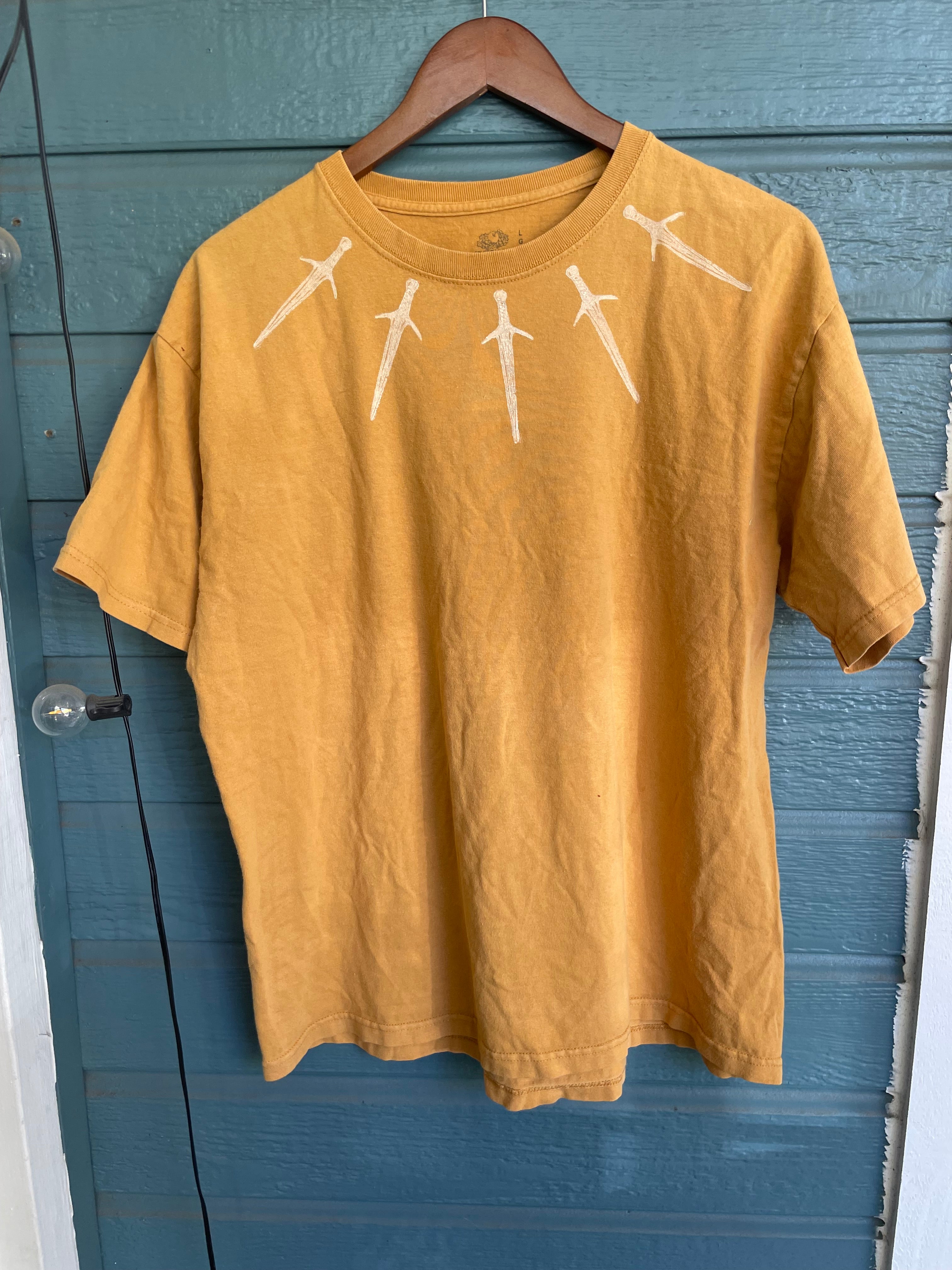 Sword Collar Tee, size large