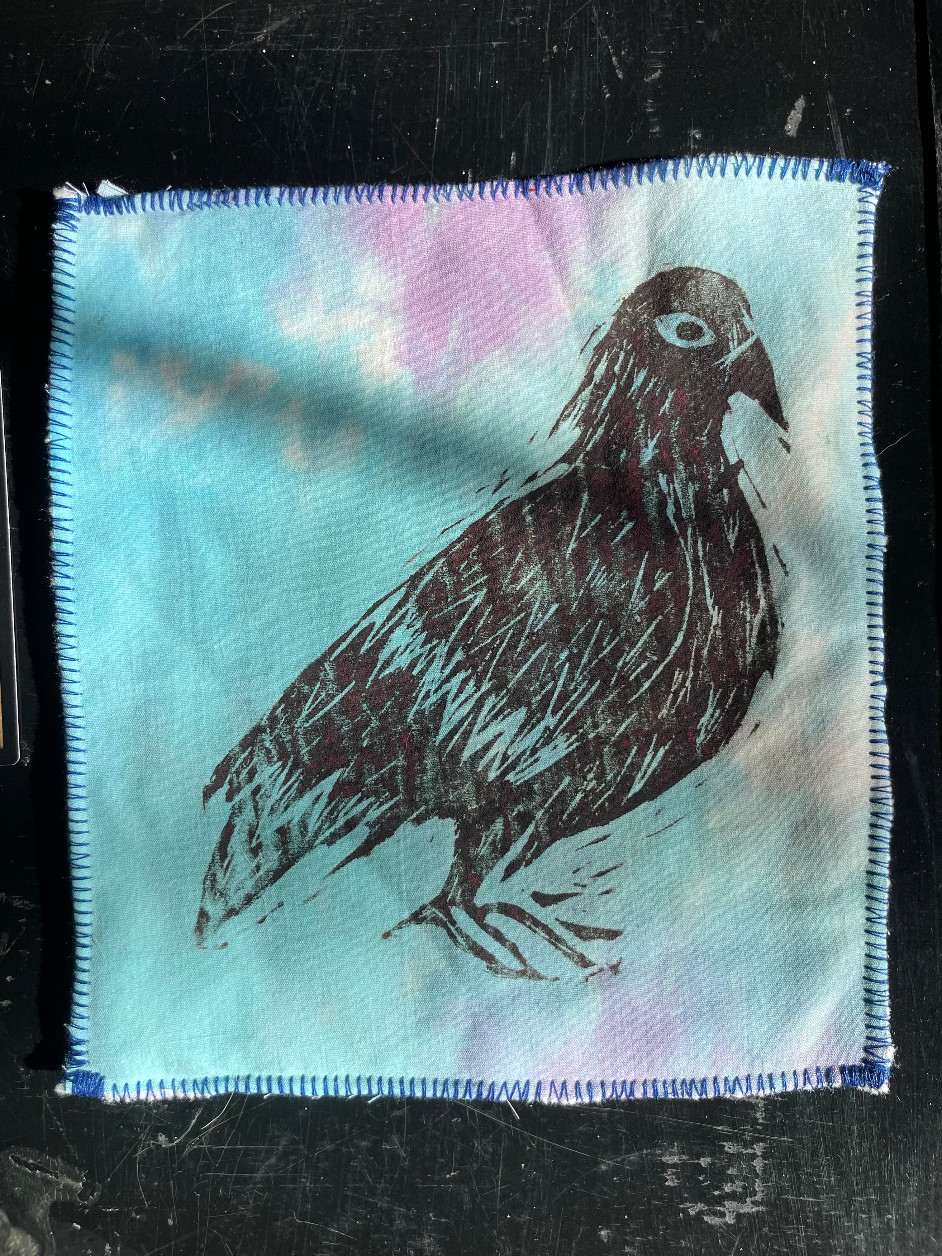Pigeon Patch-- Square Tie Dye