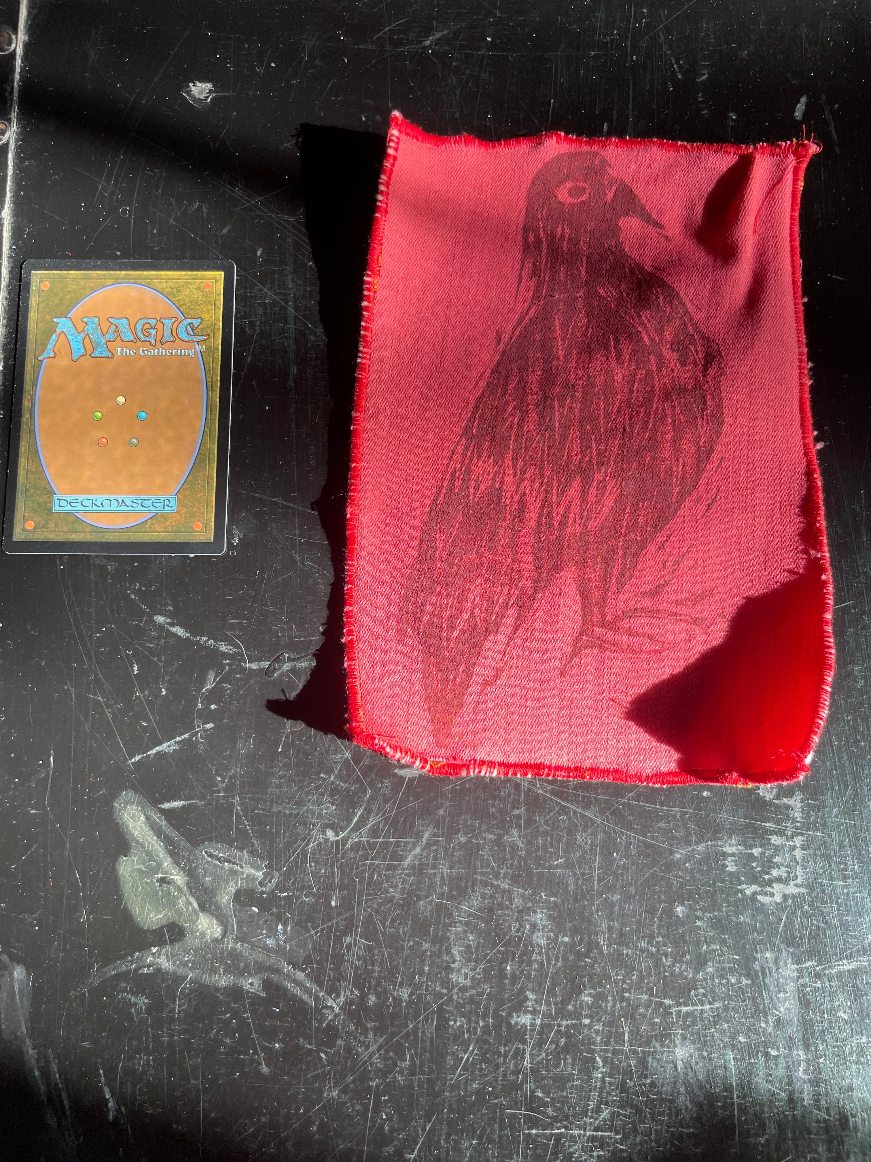 Extra Large Pigeon Patch-- Hot Pink