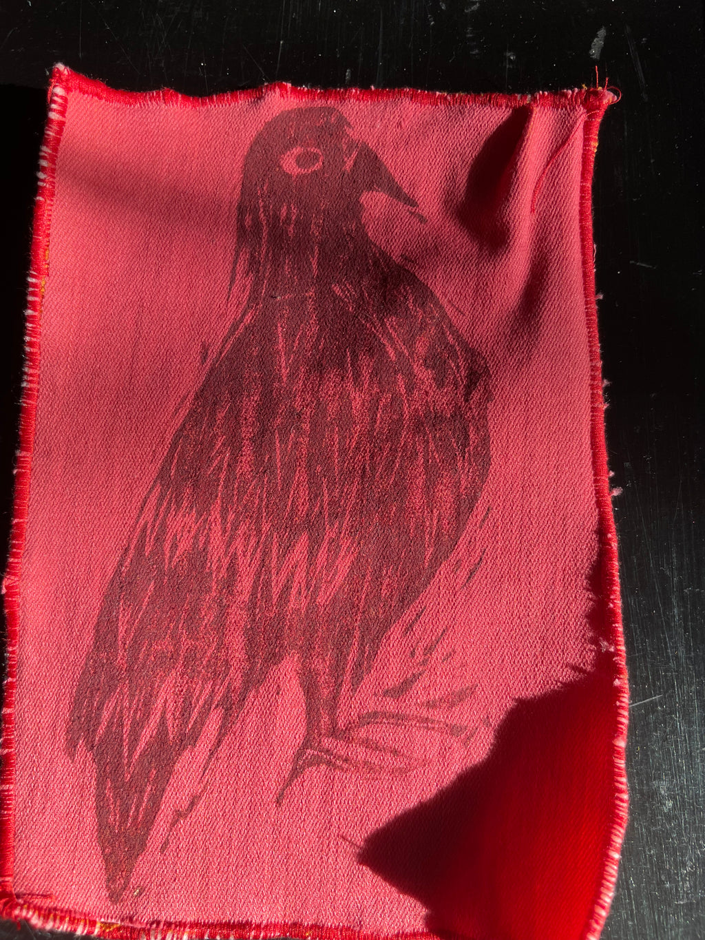 Extra Large Pigeon Patch-- Hot Pink